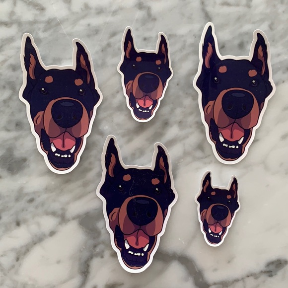 Doberman stickers - Picture 2 of 3